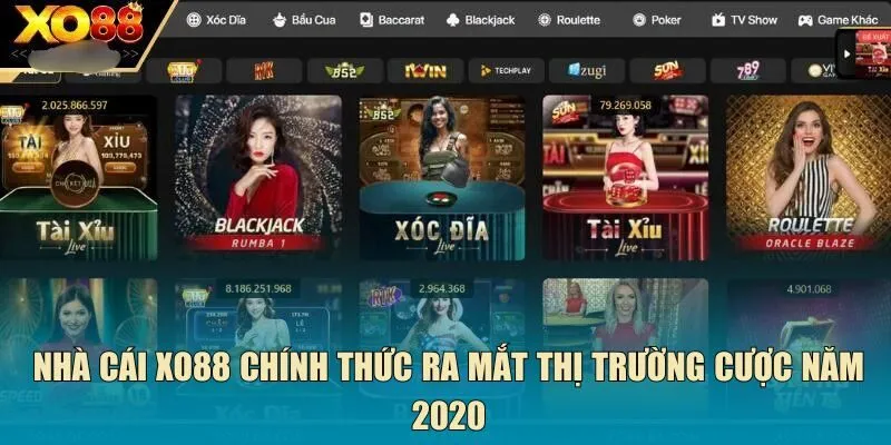 Nhà cái XO88 chính thức ra mắt thị trường cược năm 2020